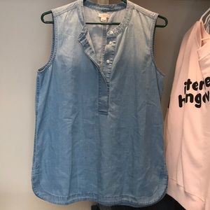 JCrew chambray top